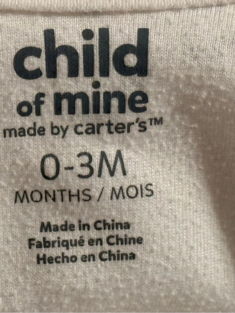Child of Mine Carter’s 0-3M Unicorn Fleece Footed Sleeper